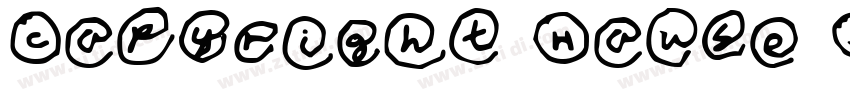 Copyright House Indu字体转换